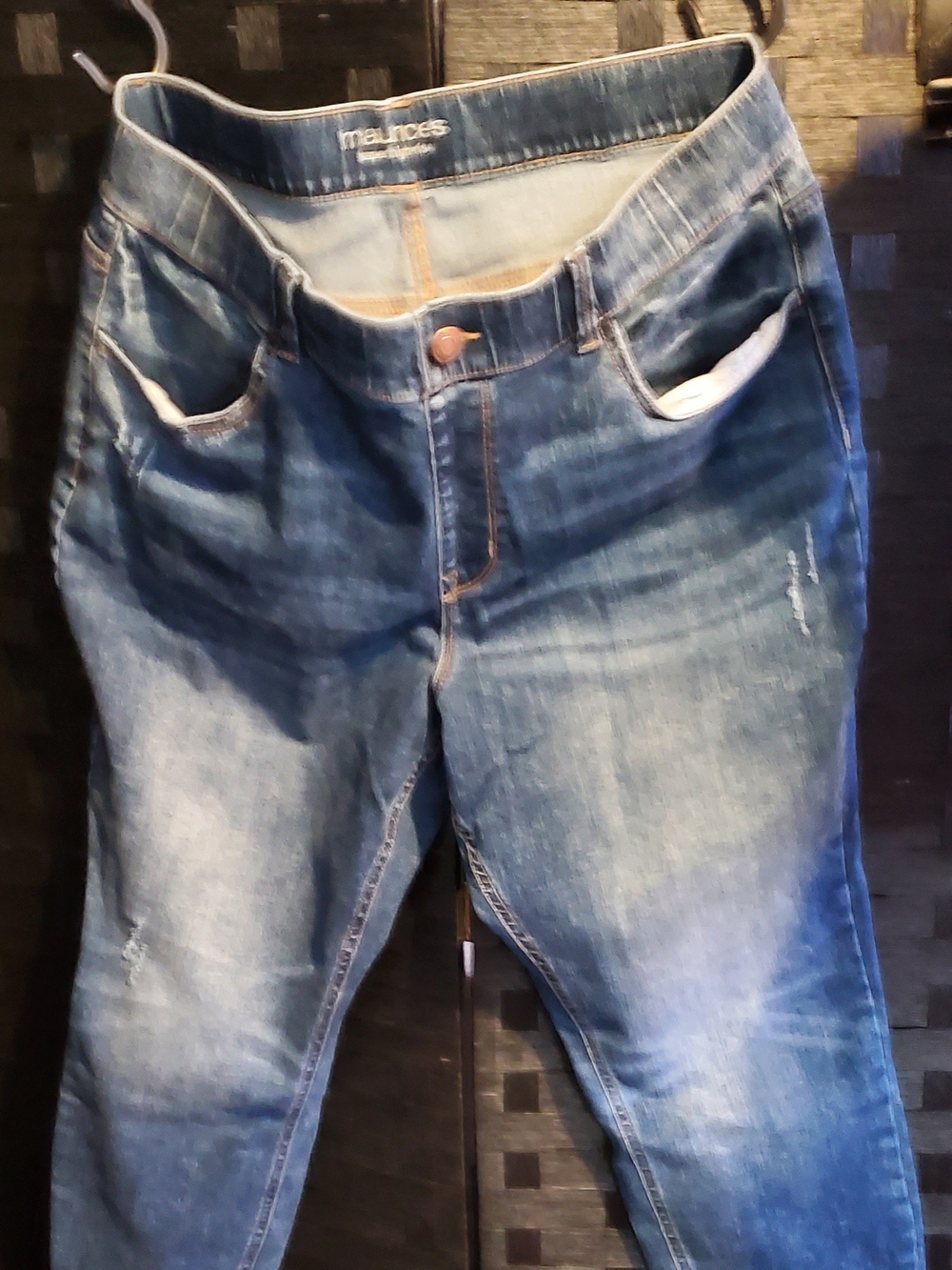 Maurices Women's Light Blue Jeggings - Faded Denim Look